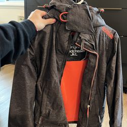 Women’s Superdry Brand Jacket- Like new and only worn a few times. Waterproof and fleece lining. Color is hot pink   * I have multiple women’s clothes