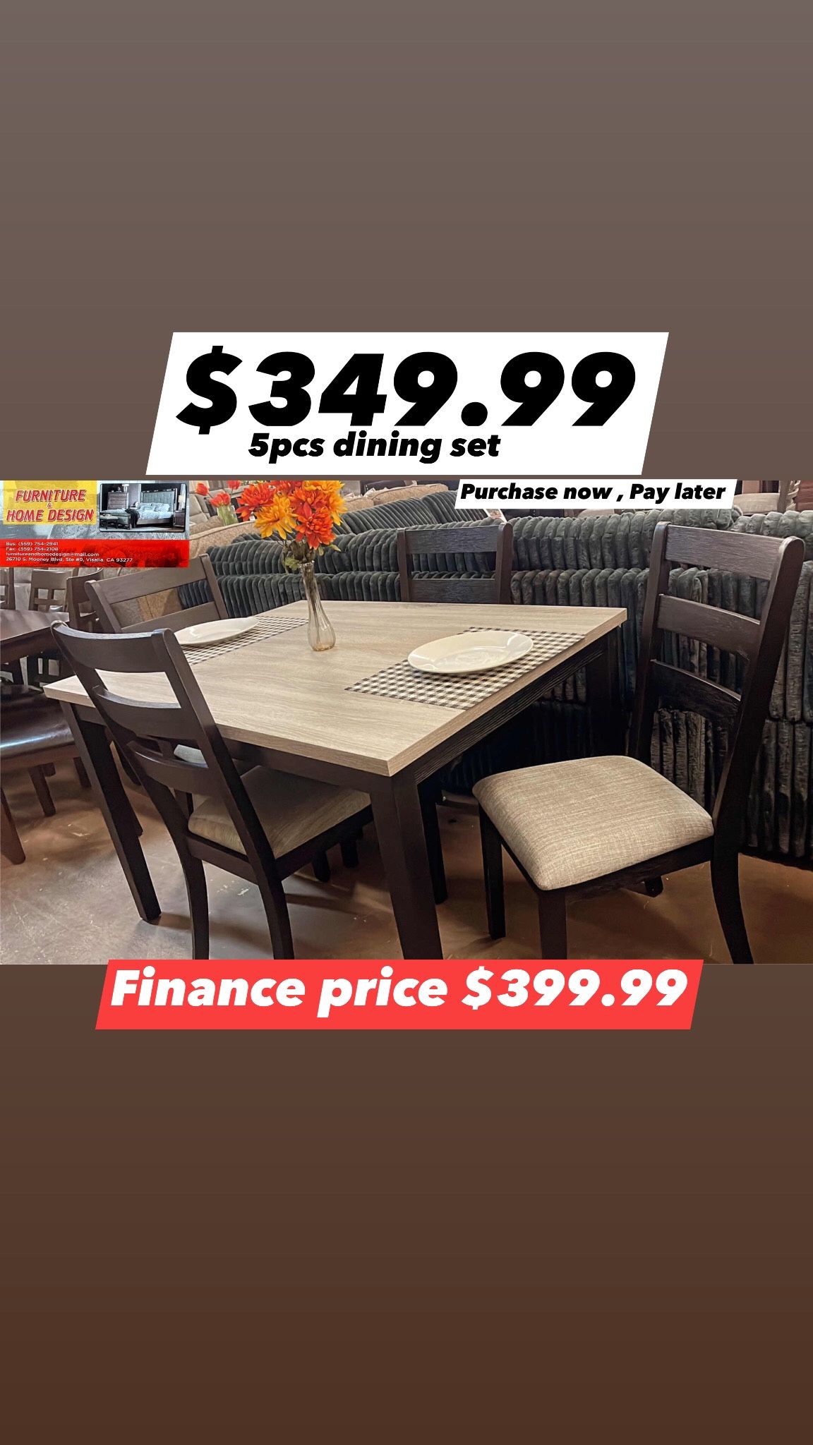 5pcs Dining Set 