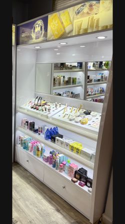 Display Showcase with LED Lights and Light Box