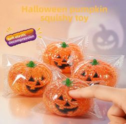 Halloween  Orange Pumpkin Sugar Glitter Squishy