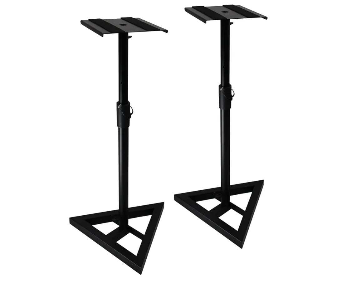 Gearlux Studio Monitor Stands with Four Locking Height Adjustment Positions up to 42.5 Inches $50