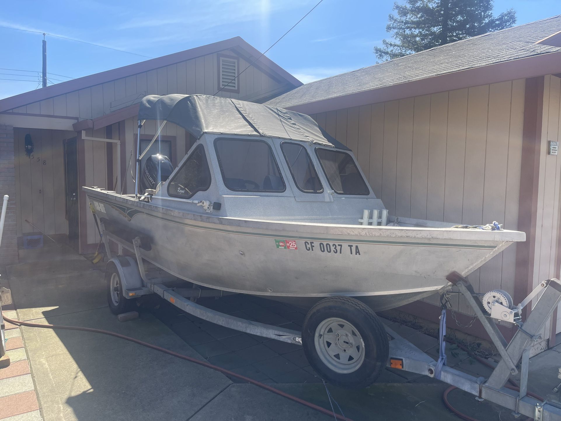 2000 FISH-RITE 17FT BOAT OUTBOARDS