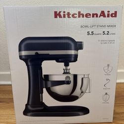 KitchenAid KSM55SXBXIB 5.5 Quart Bowl-Lift Stand Mixer, 11 Speeds, Ink Blue
