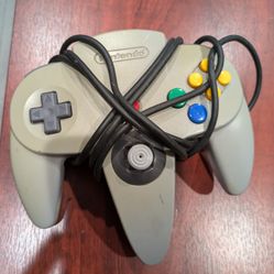 Nintendo 64 Controller With Memory Bank And NFL Blitz Game