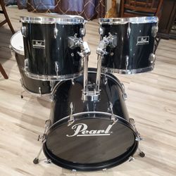 90's Pearl Forum 4 Piece Drum Set Shell Pack 