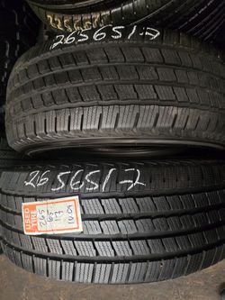2 Tires 265.65.17 Kumho Grugen 99 % Tread Dot 4824