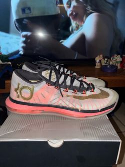 KD 6s gold elite size 11 rep box