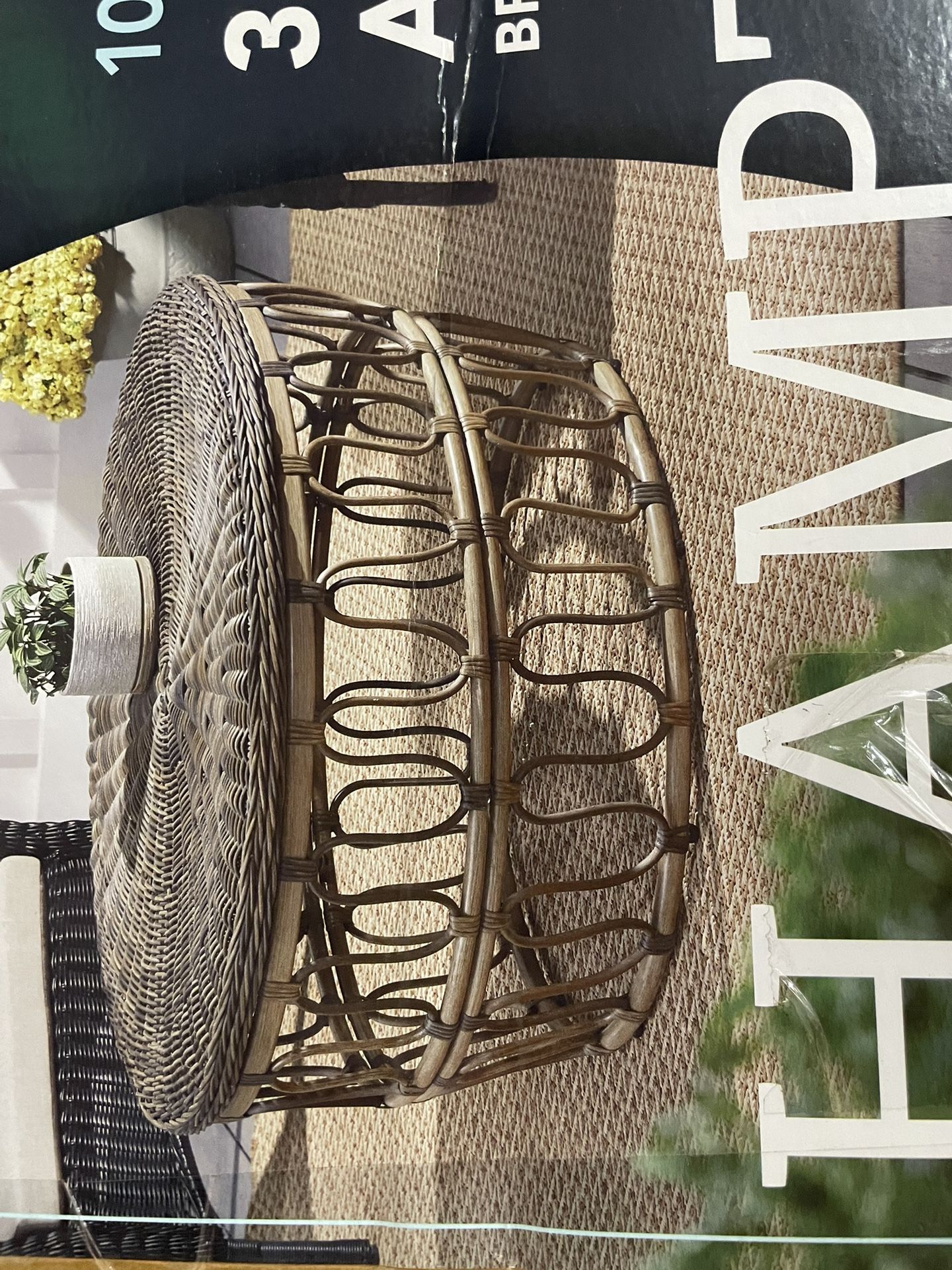 Wicker Round Coffee Table