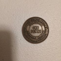 ..Masonic One Penny Coin