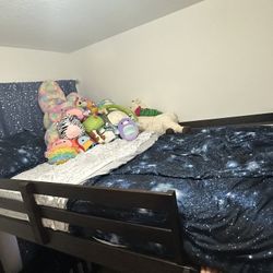 Full Size Bed With Desk & Dresser