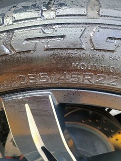 22 Inch Dub Rims With Good Tires