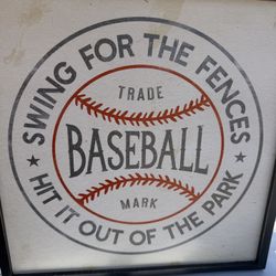 Baseball Sign