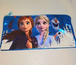 Disney  Frozen themed pencil bag / pouch or makeup bag