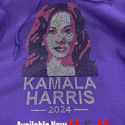 Brand new Rhinestones Kamala Harris sweatshirts