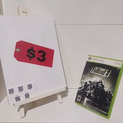 XBOX 360 Live Fallout 3 Working Disc