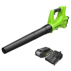 24V CORDLESS 330 CFM AXIAL BLOWER W/ 2.0AH BATTERY & CHARGER