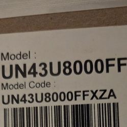 Samsung 43inch UHD