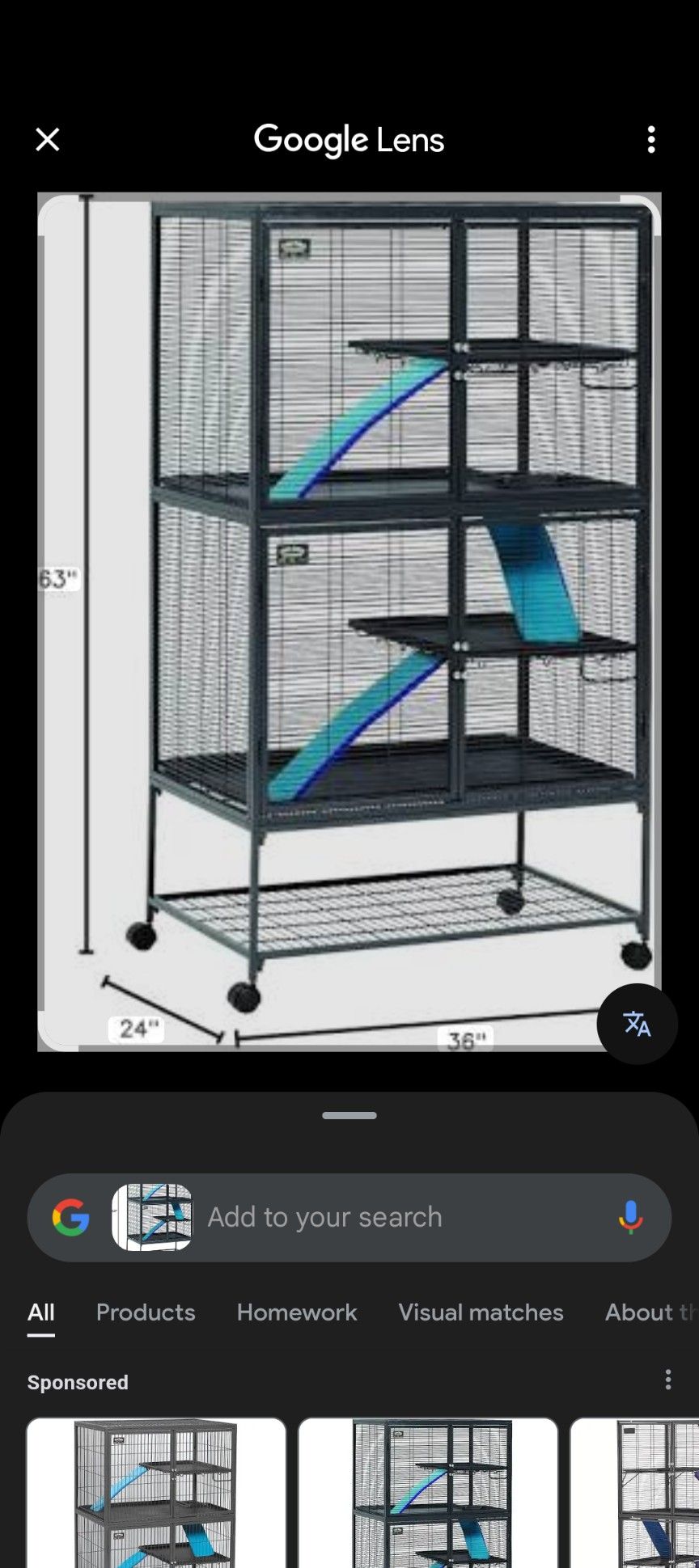 Double Level Critter Nation Cage