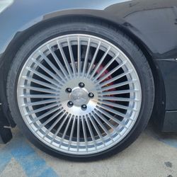 20"new Staggerd ROADFORCE Wheels & New Tires For LEXUS LS430