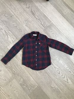 Abercrombie girls plaid shirt size 9/10