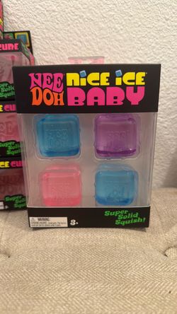 Nee Doh Nice Ice Baby Squish Toy 4-Pack