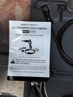 Cen-Tech 2.4 LCD Inspection Camera Model 67979