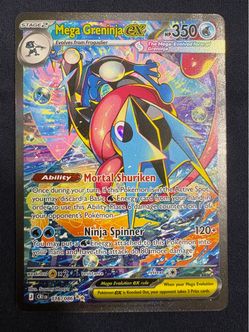 Mega Greninja ex 116/086 SIR - Chaos Rising - MINT Pokemon TCG Card