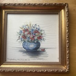New York Worlds Fair Art 1(contact info removed) Handkerchief Cloth Picture