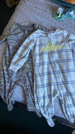 Zip up boy toddler pjs