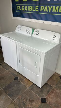 AMANA WASHER AND ELECTRIC DRYER