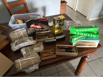 German toys  trains,stations  MARKLIN