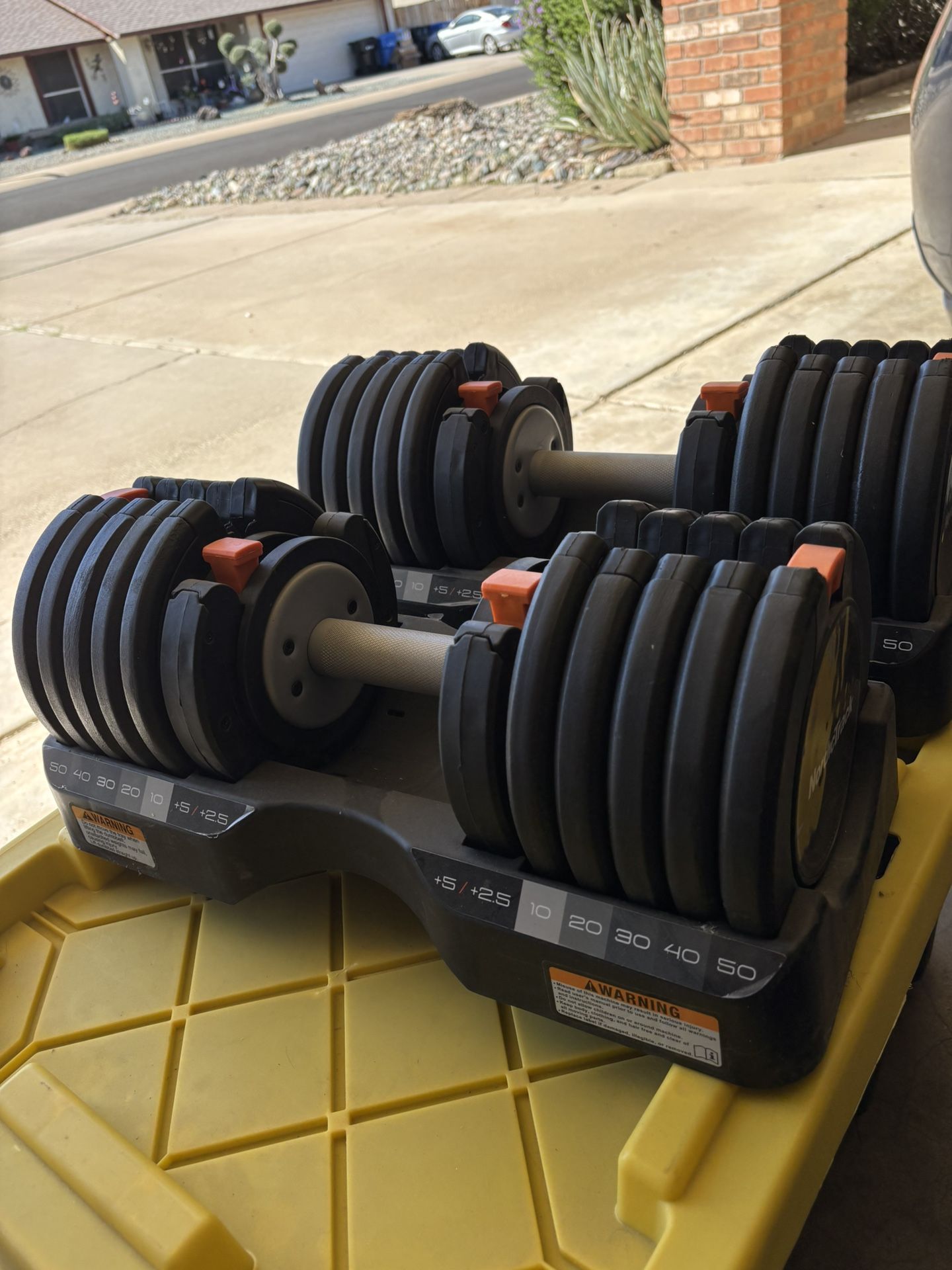 Adjustable Dumbbells (Nordic track)
