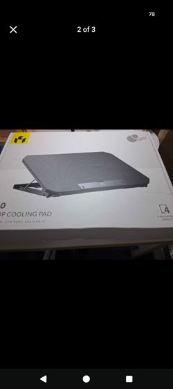Laptop Cooling Pad 2 fans adjustable height