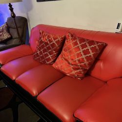 Beautiful Red Couch 