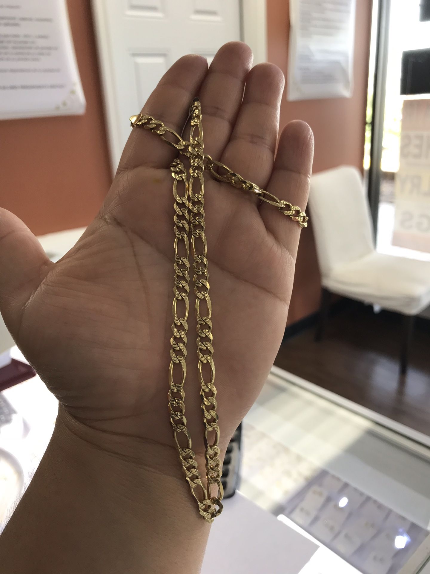 Cadena de hombre de oro de 14k / 14k gold Men chain.