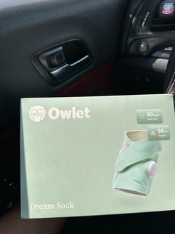 Owlet mint sock