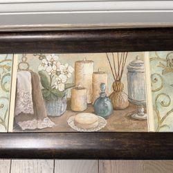 Awesome 24x12” Framed Home Decor in great shape!  