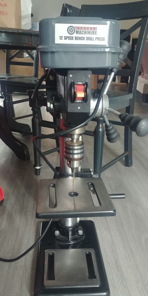 Central Machinery 10in. 12 Speed Bench Drill Press for Sale in