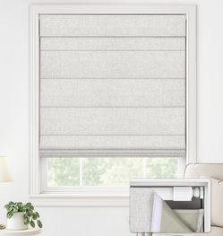 LazBlinds No Drill Roman Shades, Blackout