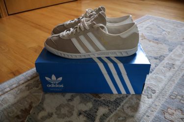 Adidas Hamburg size 10 beige