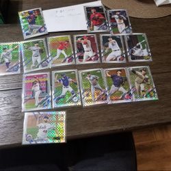 Toops Chrome Xfractor Baseball Cards