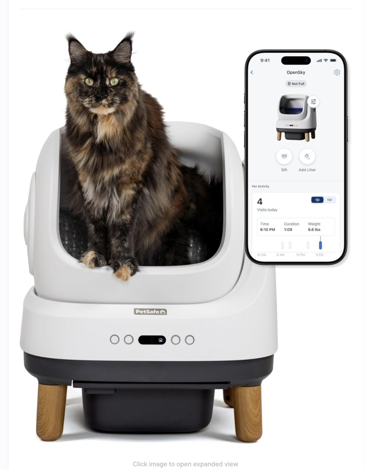 PetSafe ScoopFree OpenSky Automatic Self-Cleaning Cat Litter Box