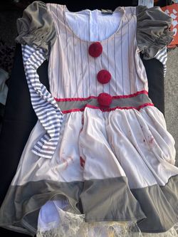 Pennywise Clown Halloween Costume Dress