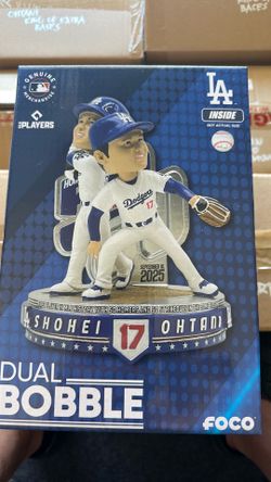 Shohei Ohtani Los Angeles Dodgers 50 Home Runs & 50 Strikeouts Season Dual Bobblehead