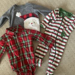 Carter’s Hatley 12 Month Infant Baby Christmas Lot