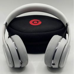 (Authentic) Matte Silver Beats Solo3 Bluetooth Wireless Headphones #2091