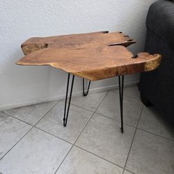 Style Craft Teak Wood Side Table ( 30" X 20" X 23")