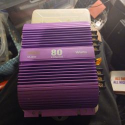 Kraco 80 Watt Car Amp