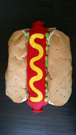 New hot dog Pet dog costume Halloween L large