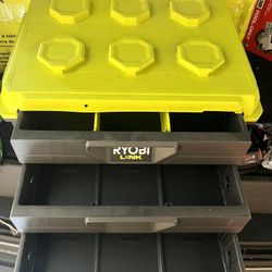 RYOBI LINK 3-Drawer Tool Box with Foam Insert